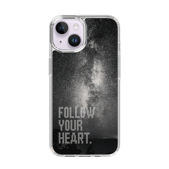 Slim Protection Case［ Original - Dot Overlay - FOLLOW YOUR HEART/C ］