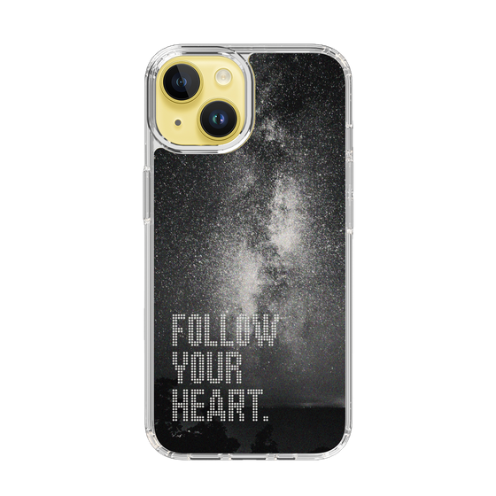 Slim Protection Case［ Original - Dot Overlay - FOLLOW YOUR HEART/C ］