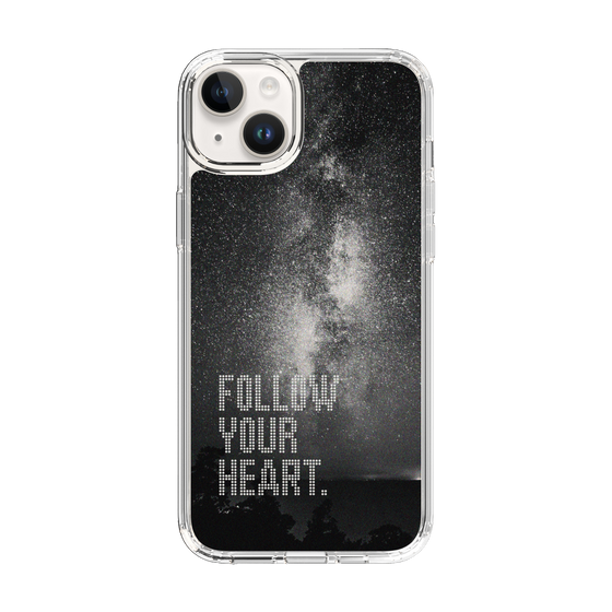 Slim Protection Case［ Original - Dot Overlay - FOLLOW YOUR HEART/C ］