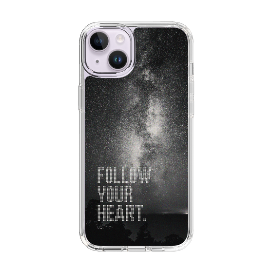 Slim Protection Case［ Original - Dot Overlay - FOLLOW YOUR HEART/C ］