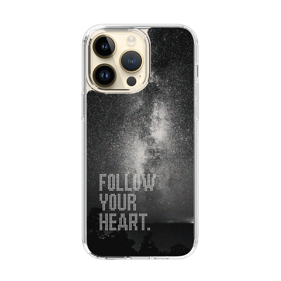 Slim Protection Case［ Original - Dot Overlay - FOLLOW YOUR HEART/C ］