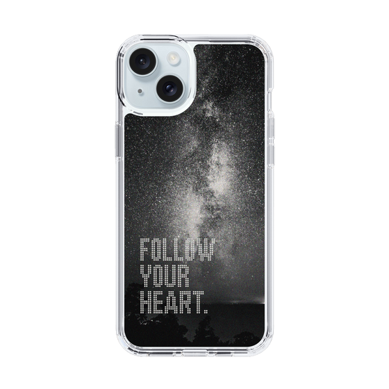 Slim Protection Case［ Original - Dot Overlay - FOLLOW YOUR HEART/C ］