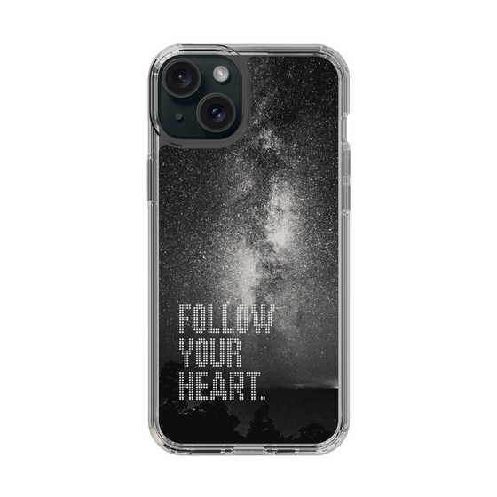 Slim Protection Case［ Original - Dot Overlay - FOLLOW YOUR HEART/C ］