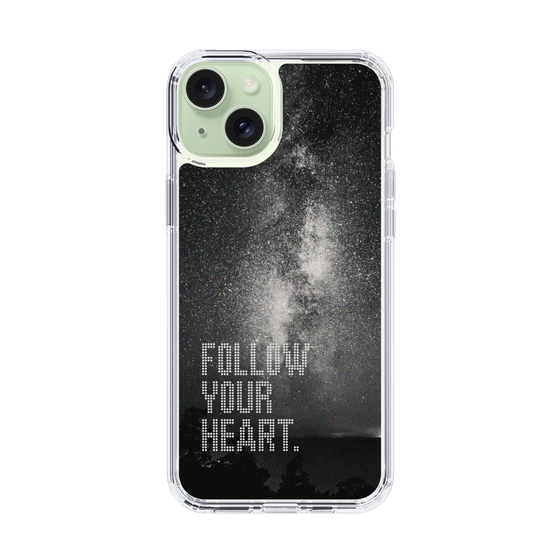 Slim Protection Case［ Original - Dot Overlay - FOLLOW YOUR HEART/C ］