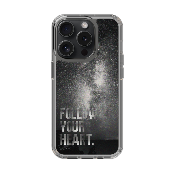 Slim Protection Case［ Original - Dot Overlay - FOLLOW YOUR HEART/C ］