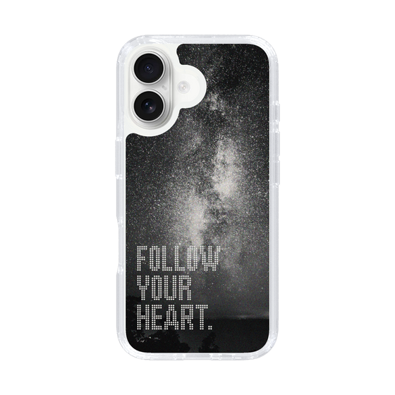 Slim Protection Case［ Original - Dot Overlay - FOLLOW YOUR HEART/C ］