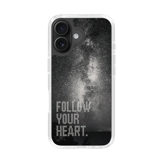 Slim Protection Case［ Original - Dot Overlay - FOLLOW YOUR HEART/C ］