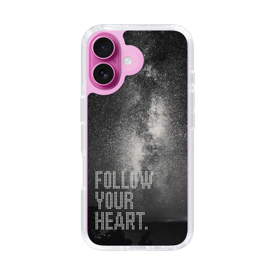 Slim Protection Case［ Original - Dot Overlay - FOLLOW YOUR HEART/C ］