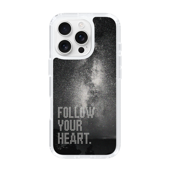 Slim Protection Case［ Original - Dot Overlay - FOLLOW YOUR HEART/C ］