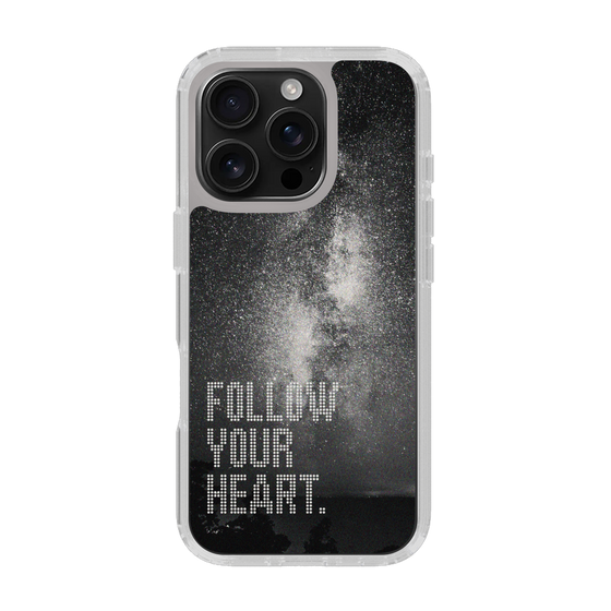 Slim Protection Case［ Original - Dot Overlay - FOLLOW YOUR HEART/C ］