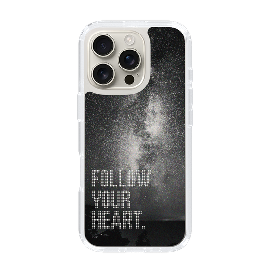 Slim Protection Case［ Original - Dot Overlay - FOLLOW YOUR HEART/C ］
