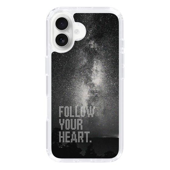 Slim Protection Case［ Original - Dot Overlay - FOLLOW YOUR HEART/C ］