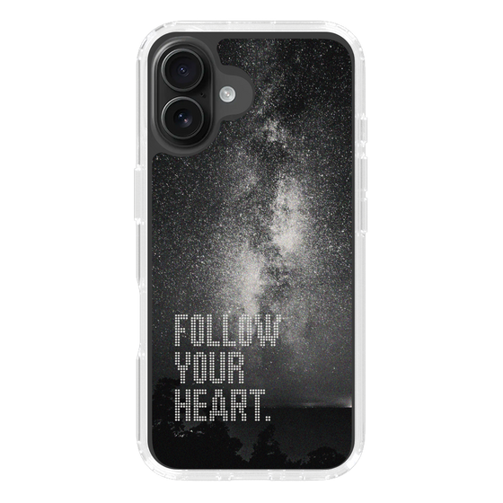 Slim Protection Case［ Original - Dot Overlay - FOLLOW YOUR HEART/C ］