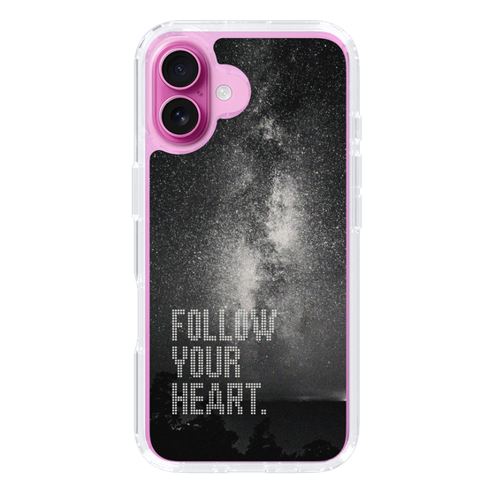 Slim Protection Case［ Original - Dot Overlay - FOLLOW YOUR HEART/C ］