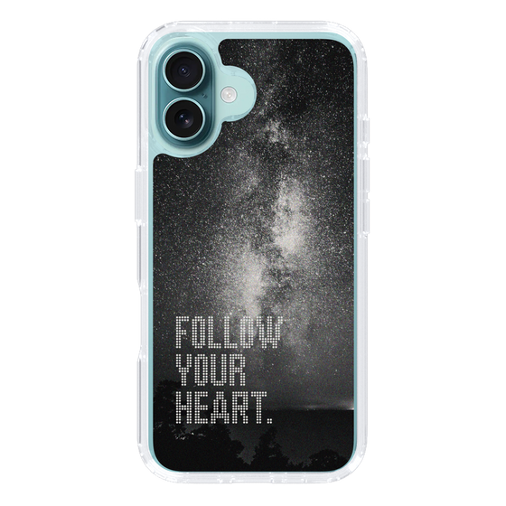 Slim Protection Case［ Original - Dot Overlay - FOLLOW YOUR HEART/C ］