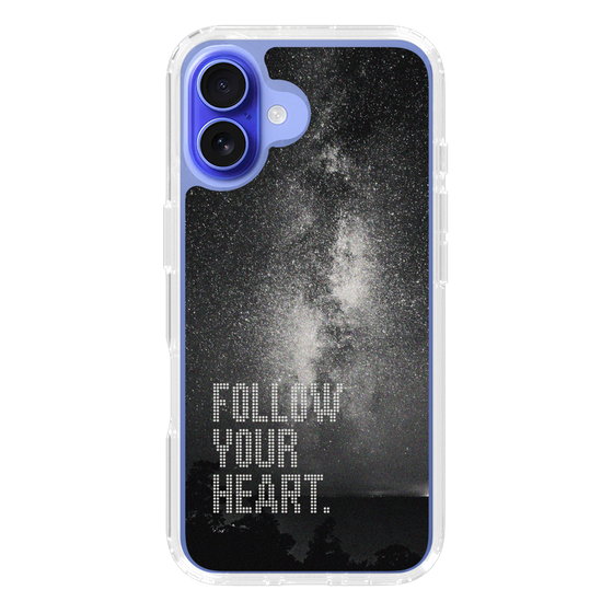 Slim Protection Case［ Original - Dot Overlay - FOLLOW YOUR HEART/C ］