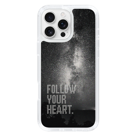 Slim Protection Case［ Original - Dot Overlay - FOLLOW YOUR HEART/C ］