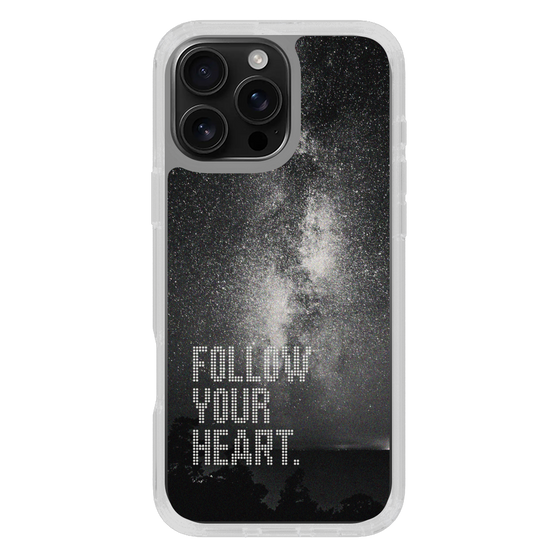 Slim Protection Case［ Original - Dot Overlay - FOLLOW YOUR HEART/C ］
