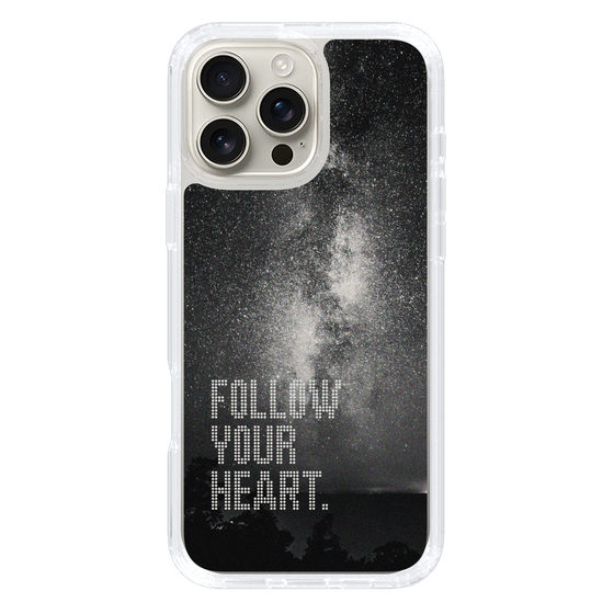 Slim Protection Case［ Original - Dot Overlay - FOLLOW YOUR HEART/C ］