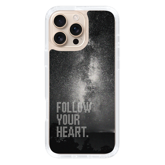 Slim Protection Case［ Original - Dot Overlay - FOLLOW YOUR HEART/C ］