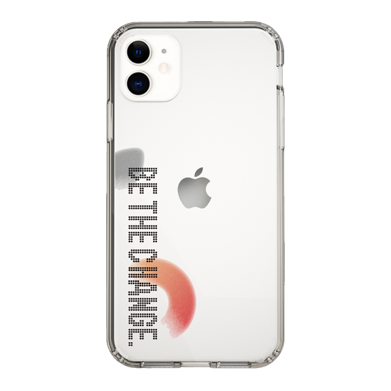 Slim Protection Case［ Original - Dot Overlay - BE THE CHANGE/A ］