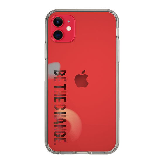 Slim Protection Case［ Original - Dot Overlay - BE THE CHANGE/A ］
