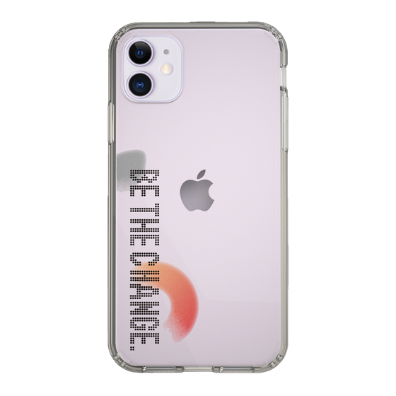 Slim Protection Case［ Original - Dot Overlay - BE THE CHANGE/A ］