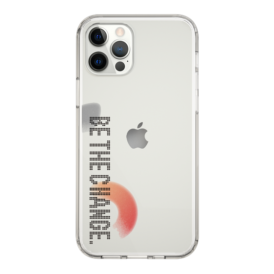Slim Protection Case［ Original - Dot Overlay - BE THE CHANGE/A ］