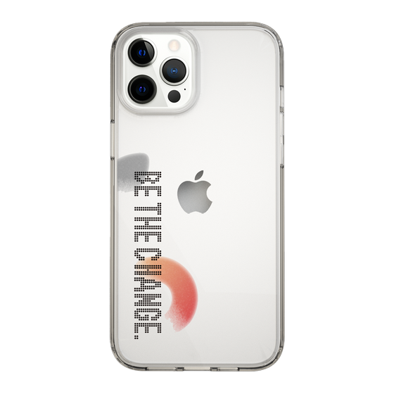 Slim Protection Case［ Original - Dot Overlay - BE THE CHANGE/A ］