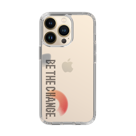 Slim Protection Case［ Original - Dot Overlay - BE THE CHANGE/A ］