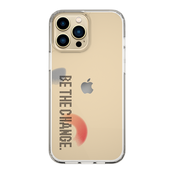Slim Protection Case［ Original - Dot Overlay - BE THE CHANGE/A ］
