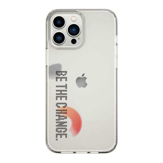 Slim Protection Case［ Original - Dot Overlay - BE THE CHANGE/A ］