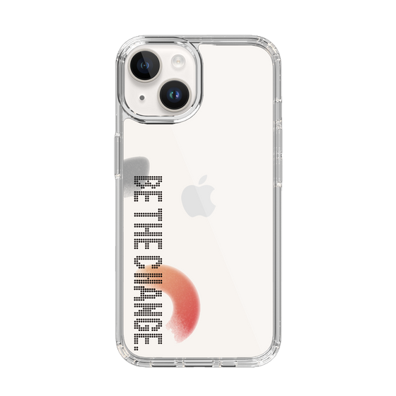 Slim Protection Case［ Original - Dot Overlay - BE THE CHANGE/A ］