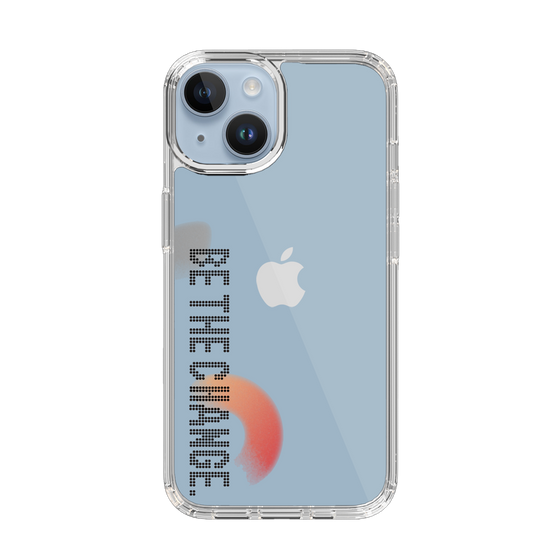 Slim Protection Case［ Original - Dot Overlay - BE THE CHANGE/A ］