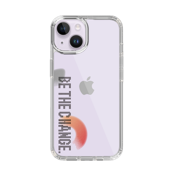 Slim Protection Case［ Original - Dot Overlay - BE THE CHANGE/A ］