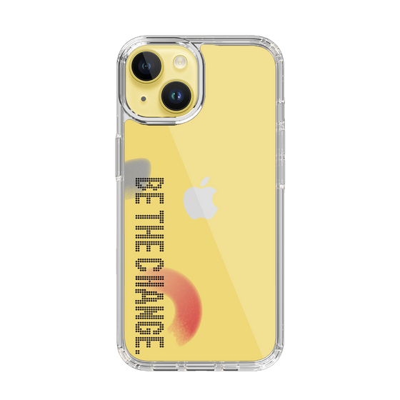 Slim Protection Case［ Original - Dot Overlay - BE THE CHANGE/A ］