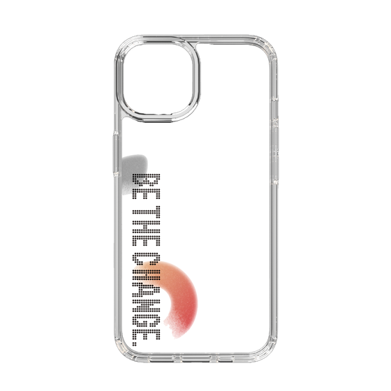 Slim Protection Case［ Original - Dot Overlay - BE THE CHANGE/A ］