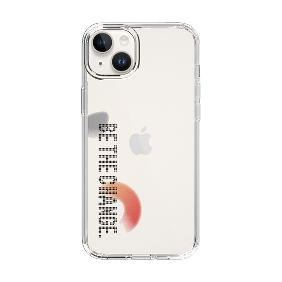 Slim Protection Case［ Original - Dot Overlay - BE THE CHANGE/A ］
