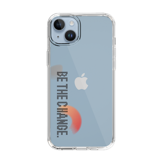 Slim Protection Case［ Original - Dot Overlay - BE THE CHANGE/A ］