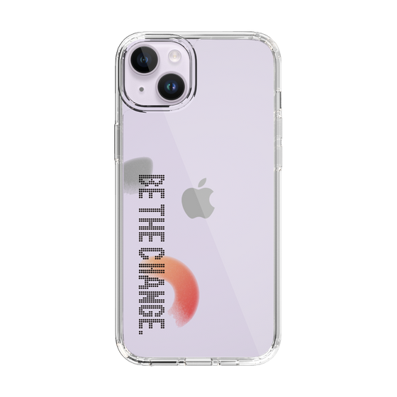 Slim Protection Case［ Original - Dot Overlay - BE THE CHANGE/A ］