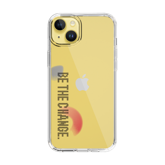 Slim Protection Case［ Original - Dot Overlay - BE THE CHANGE/A ］