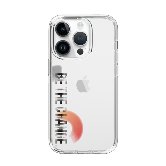 Slim Protection Case［ Original - Dot Overlay - BE THE CHANGE/A ］