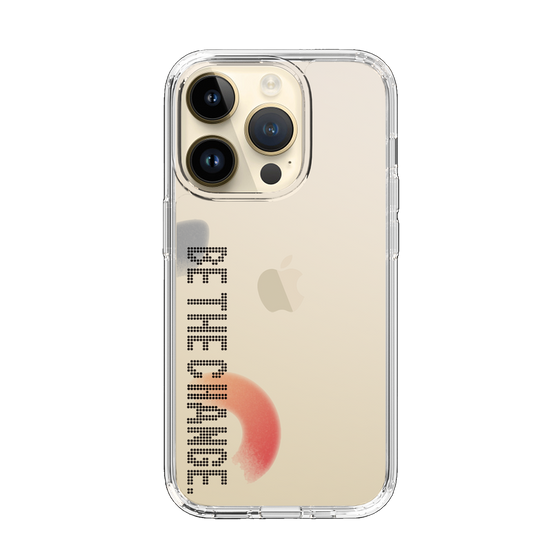 Slim Protection Case［ Original - Dot Overlay - BE THE CHANGE/A ］