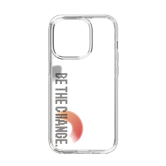 Slim Protection Case［ Original - Dot Overlay - BE THE CHANGE/A ］