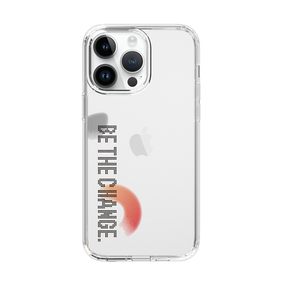 Slim Protection Case［ Original - Dot Overlay - BE THE CHANGE/A ］