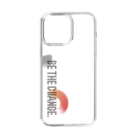 Slim Protection Case［ Original - Dot Overlay - BE THE CHANGE/A ］