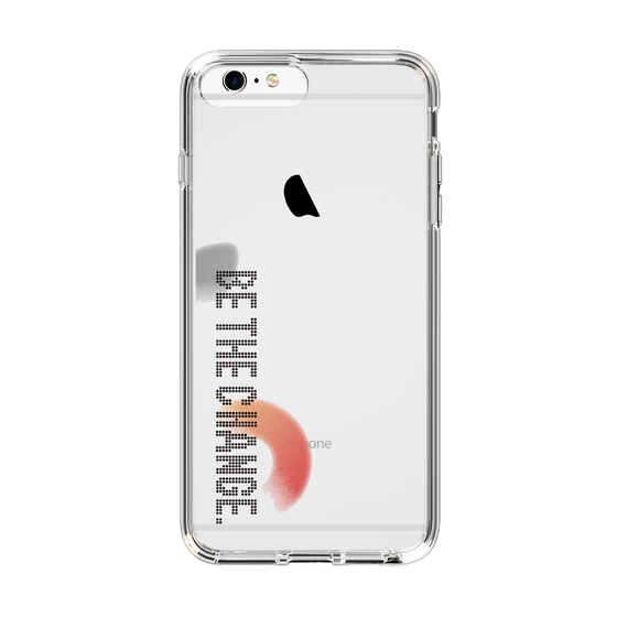 Slim Protection Case［ Original - Dot Overlay - BE THE CHANGE/A ］