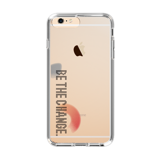 Slim Protection Case［ Original - Dot Overlay - BE THE CHANGE/A ］