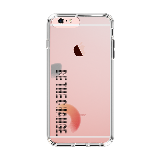Slim Protection Case［ Original - Dot Overlay - BE THE CHANGE/A ］