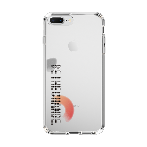 Slim Protection Case［ Original - Dot Overlay - BE THE CHANGE/A ］